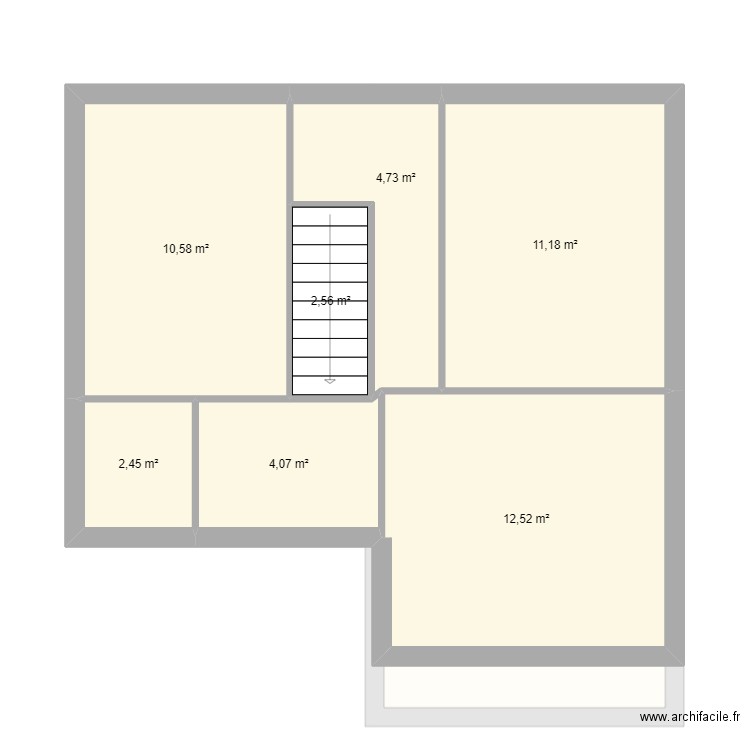 nadira. Plan de 13 pièces et 100 m2