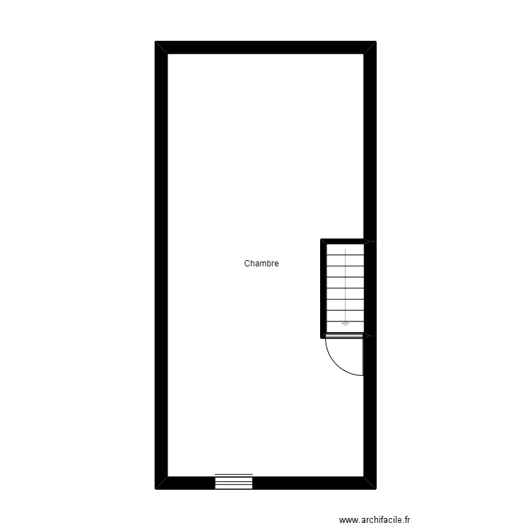 Plan étage 2 neuville quartier saint hubert. Plan de 2 pièces et 37 m2