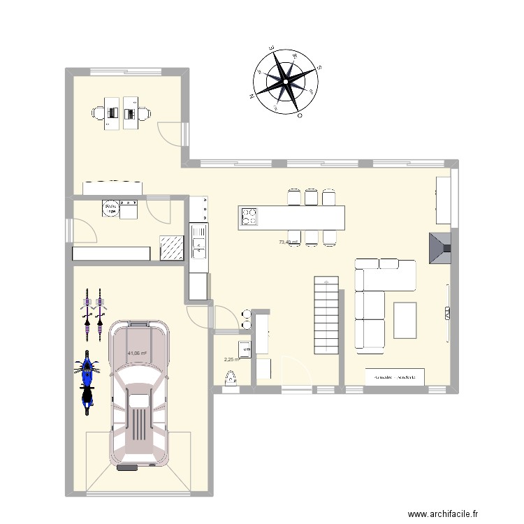 Messe 2. Plan de 11 pièces et 198 m2