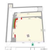 Plan magasin avant travaux