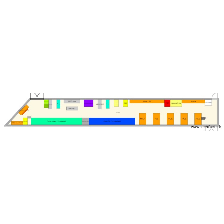 Remodlog. Plan de 1 pièce et 148 m2