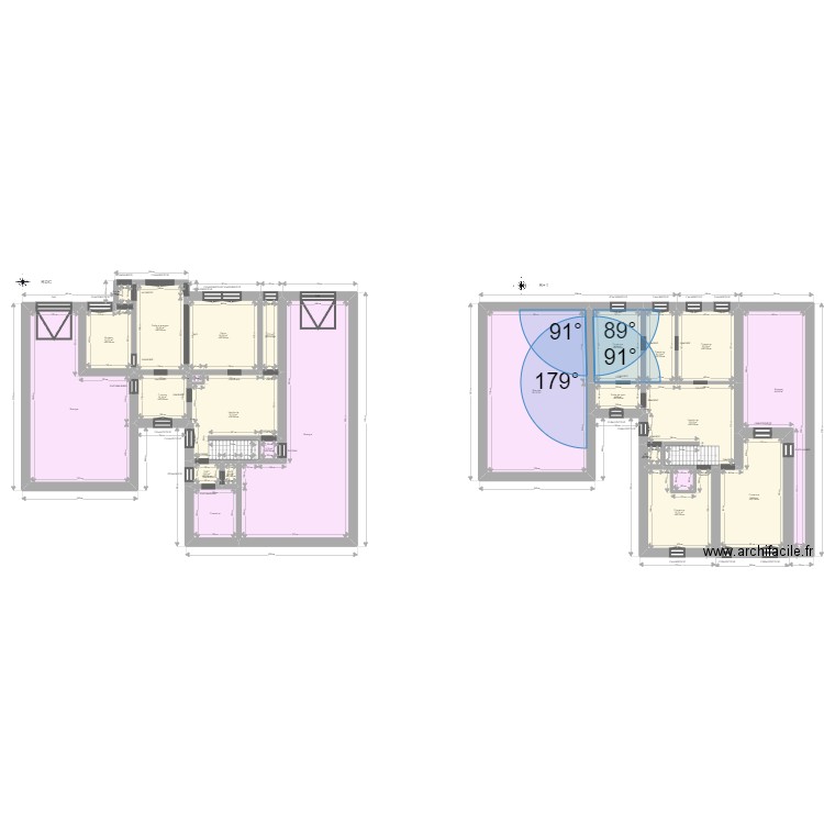 ML24010011 APARICIO. Plan de 25 pièces et 557 m2