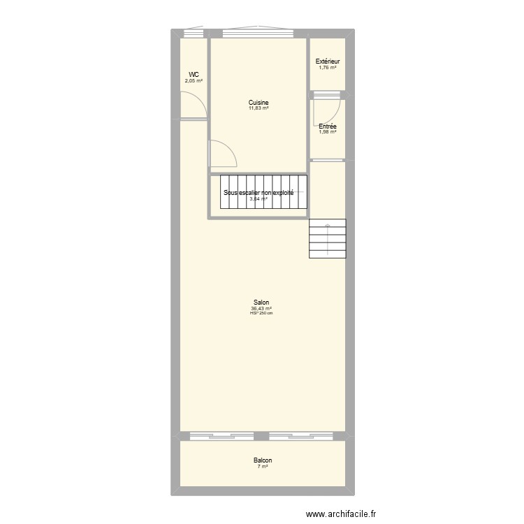 Montesquieu L NEW. Plan de 20 pièces et 264 m2