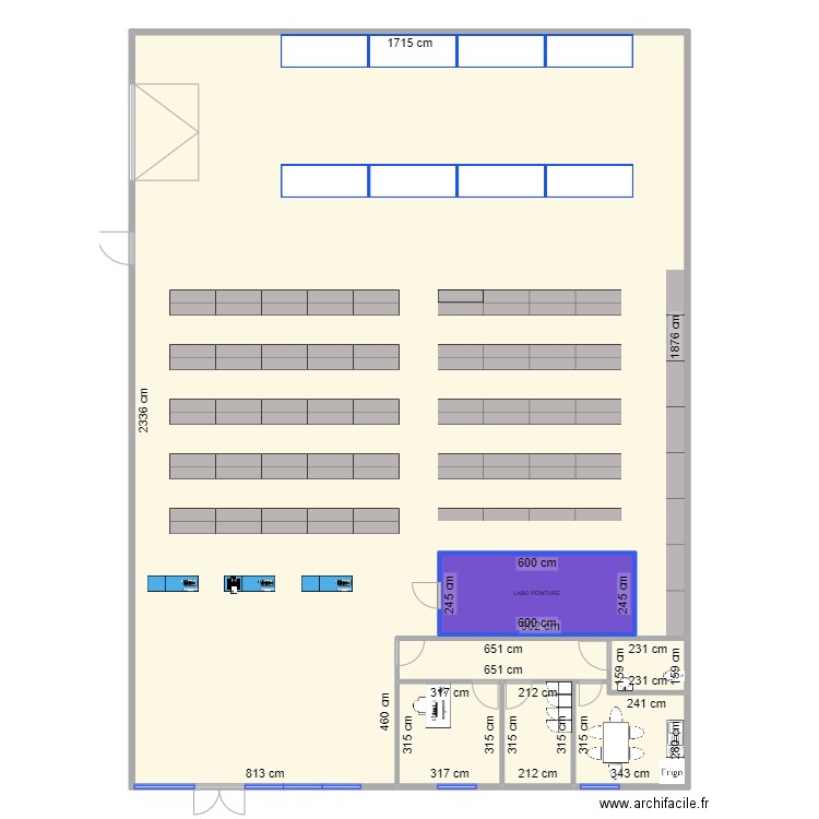 Gerzat. Plan de 7 pièces et 412 m2