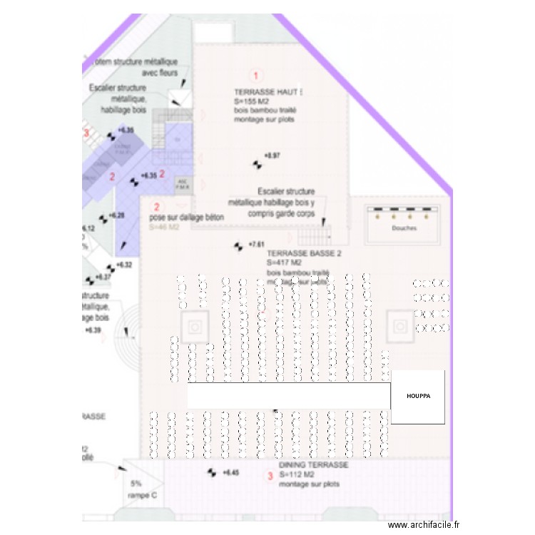 terrasse pullman ok1. Plan de 0 pièce et 0 m2