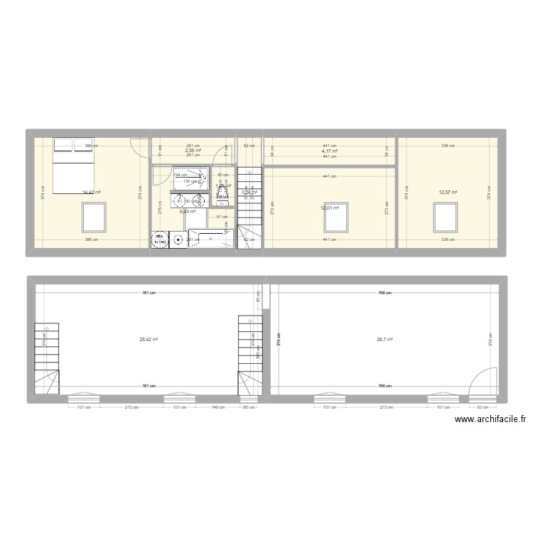 future appart 5. Plan de 10 pièces et 113 m2