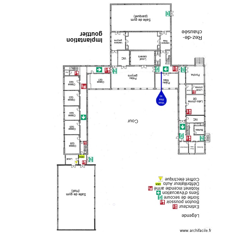 Gouttier RDC 4. Plan de 0 pièce et 0 m2