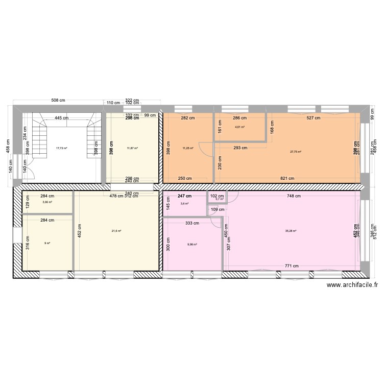 RDC IMMEUBLE MARANGE REV1-123. Plan de 12 pièces et 157 m2