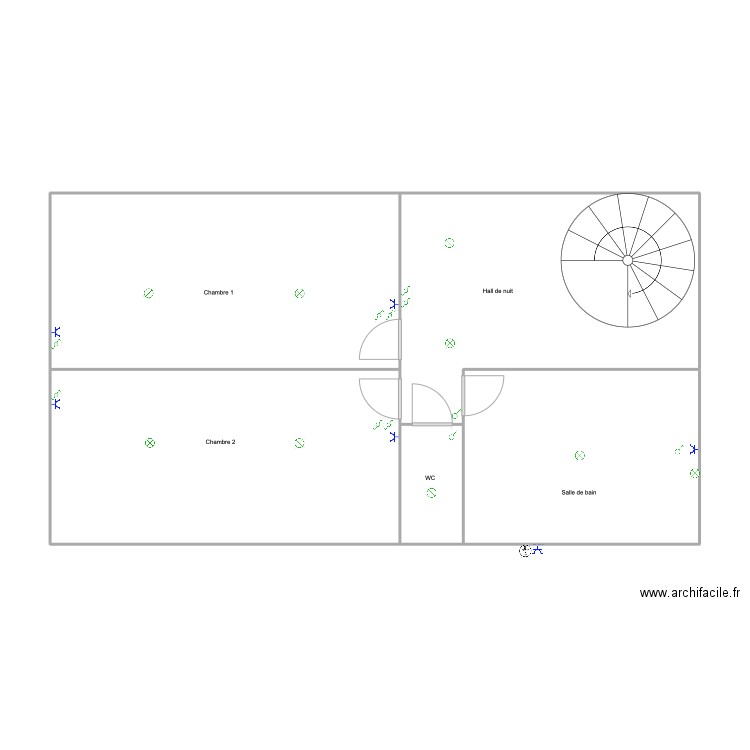 maison Lincé 2ème. Plan de 5 pièces et 90 m2