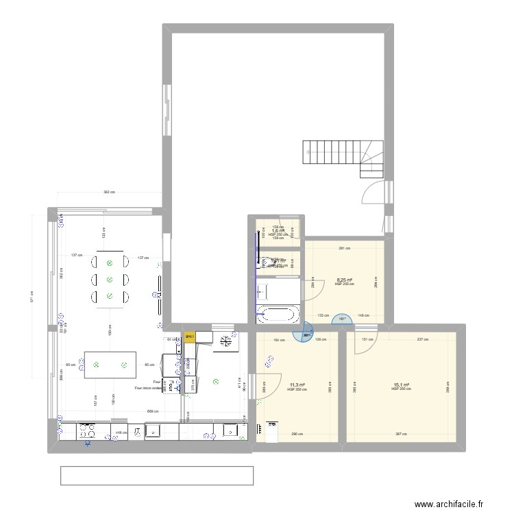 cuicine. Plan de 0 pièce et 0 m2