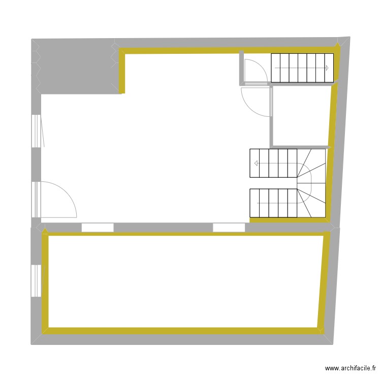 SCHMITT - RDCH - prises de courant. Plan de 12 pièces et 123 m2