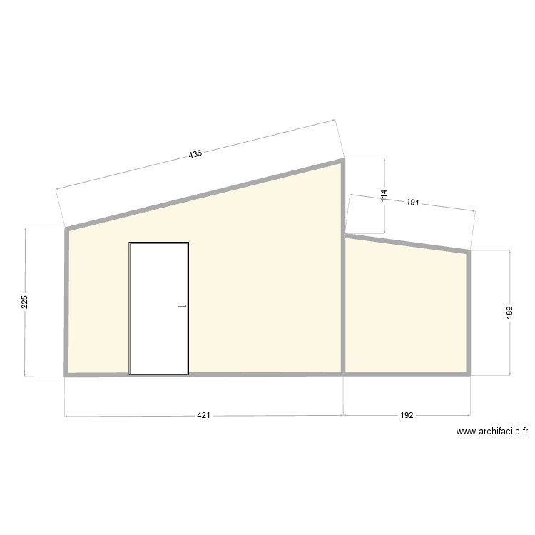 facade abri Pénerf 2025_09_01. Plan de 2 pièces et 15 m2