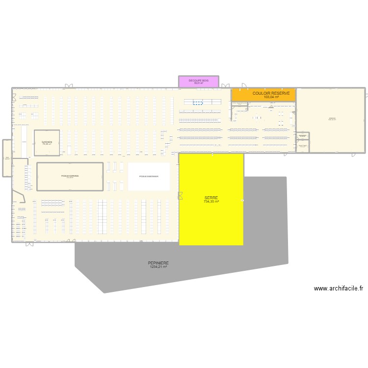 new animalerie V.3.0 zoom animalerie. Plan de 12 pièces et 2658 m2