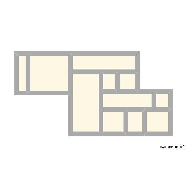 appart fofana. Plan de 11 pièces et 24 m2