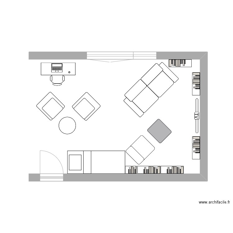 salon1. Plan de 0 pièce et 0 m2