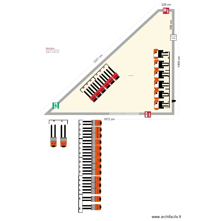 SDC Lagardere Marly La Ville v2. Plan de 1 pièce et 115 m2