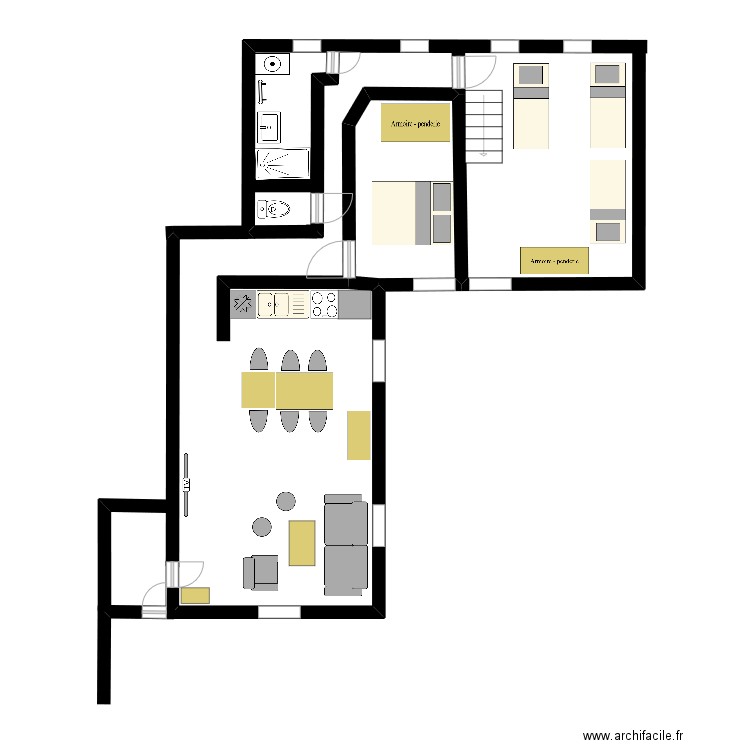 aliet1. Plan de 0 pièce et 0 m2