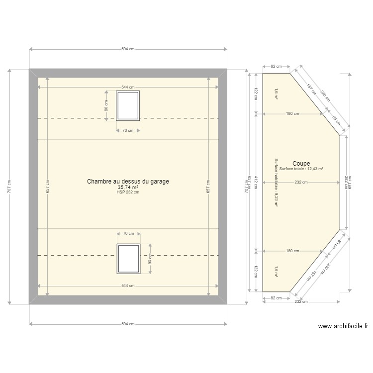 ML24010026. Plan de 9 pièces et 115 m2