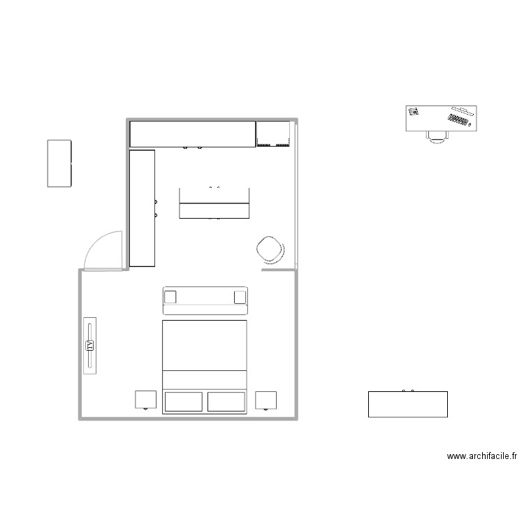 VDA CHAMBRE MASTER 12. Plan de 0 pièce et 0 m2