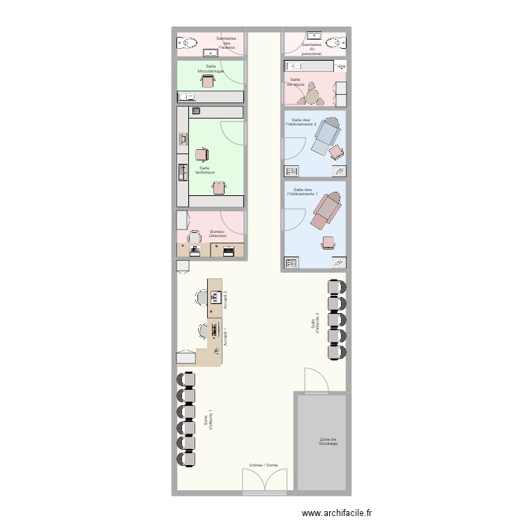 BIOLMH TENES. Plan de 10 pièces et 85 m2