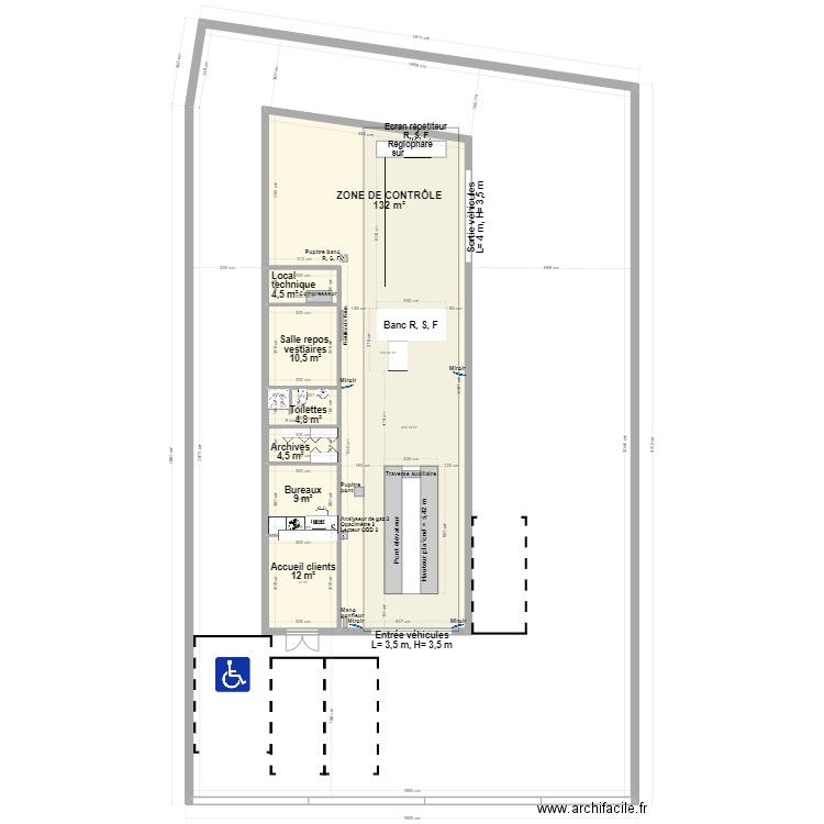 CCT VL Saint Louis M. BIGO. Plan de 8 pièces et 781 m2