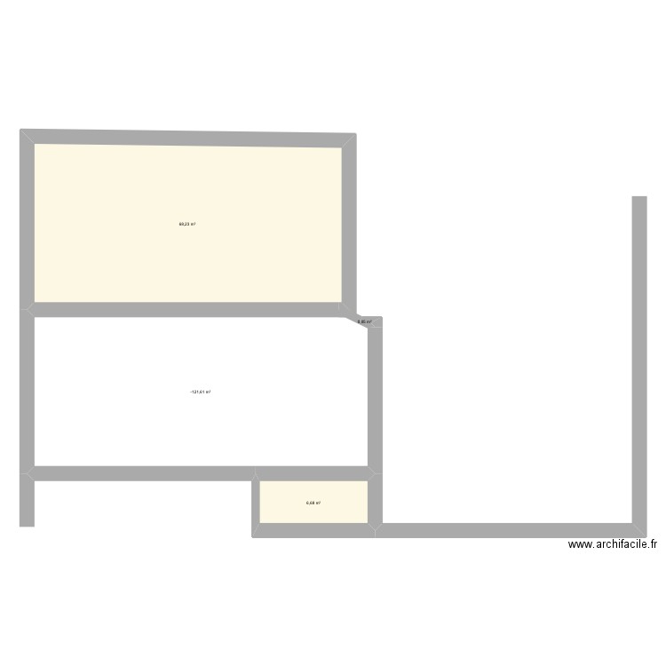 Biarrote 2. Plan de 4 pièces et 145 m2