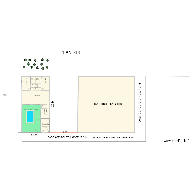 ok hammamet 20.08.24 JARDIN DEVANT 2.0. Plan de 4 pièces et 579 m2