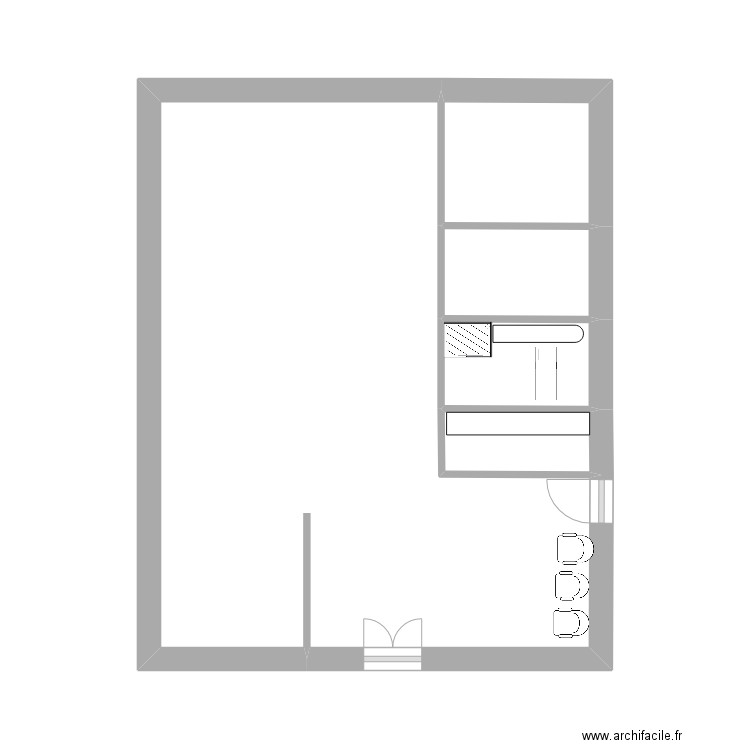 spa deep. Plan de 5 pièces et 28 m2