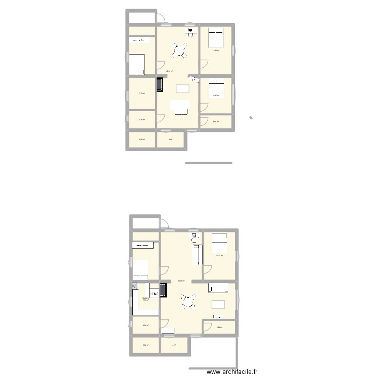 florange. Plan de 15 pièces et 195 m2