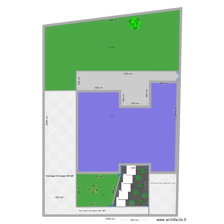 hadj. Plan de 8 pièces et 748 m2