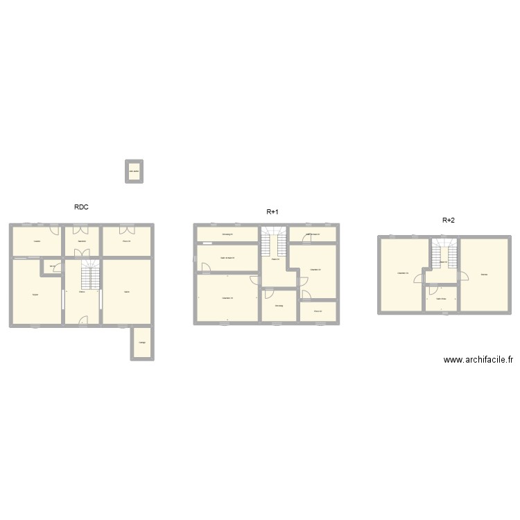 350602071. Plan de 21 pièces et 306 m2