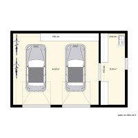 Plan double garage atelier chaulgnes