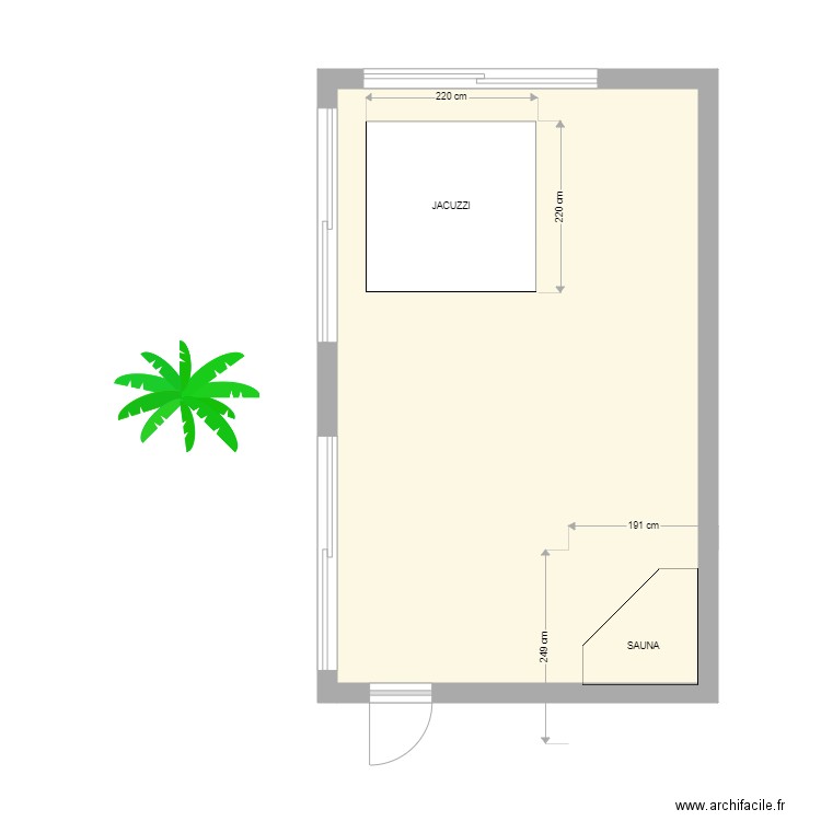 ANNEXE. Plan de 1 pièce et 35 m2