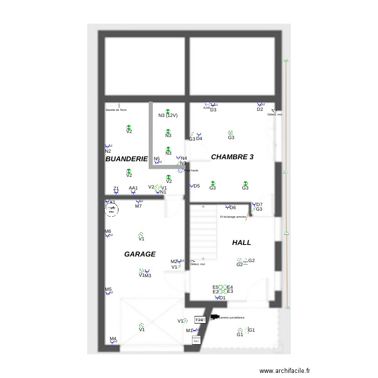 RDC FINAL. Plan de 0 pièce et 0 m2