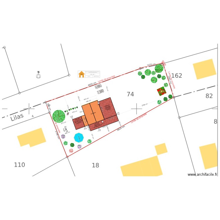 masse general PROJET. Plan de 0 pièce et 0 m2