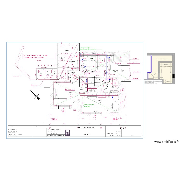 Sauna. Plan de 2 pièces et 13 m2