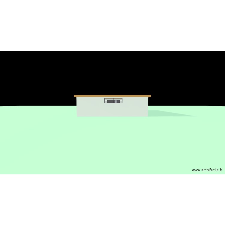 PARKING 7. Plan de 1 pièce et 44 m2