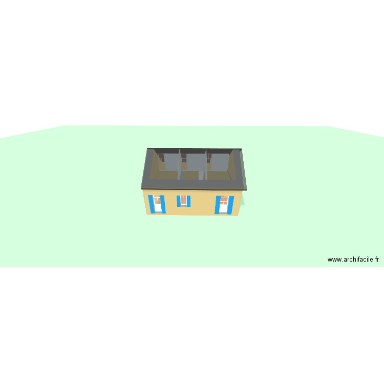 Quiberon III. Plan de 3 pièces et 50 m2