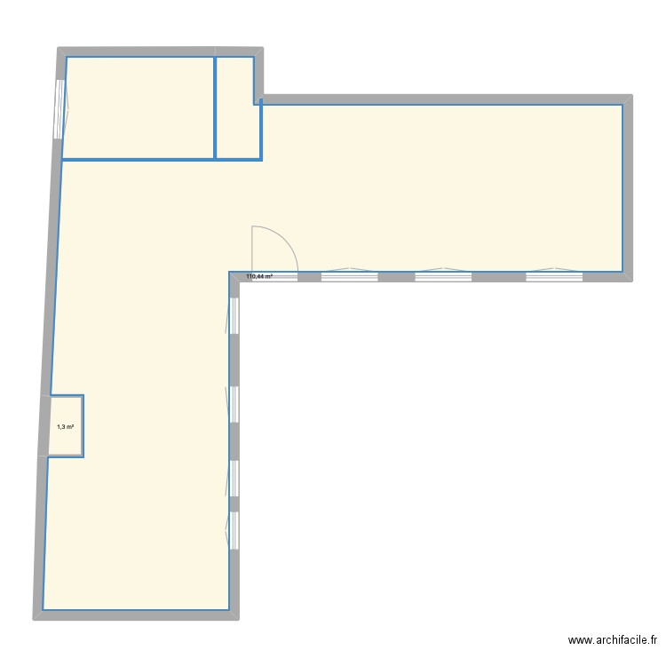 maison 4. Plan de 2 pièces et 112 m2