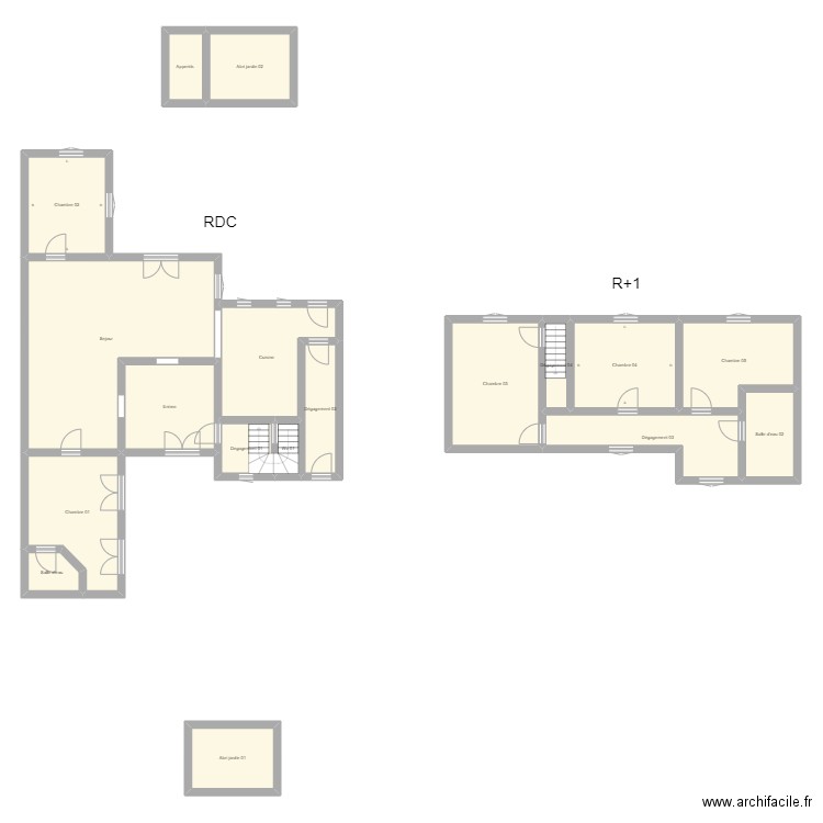 350602037. Plan de 18 pièces et 199 m2