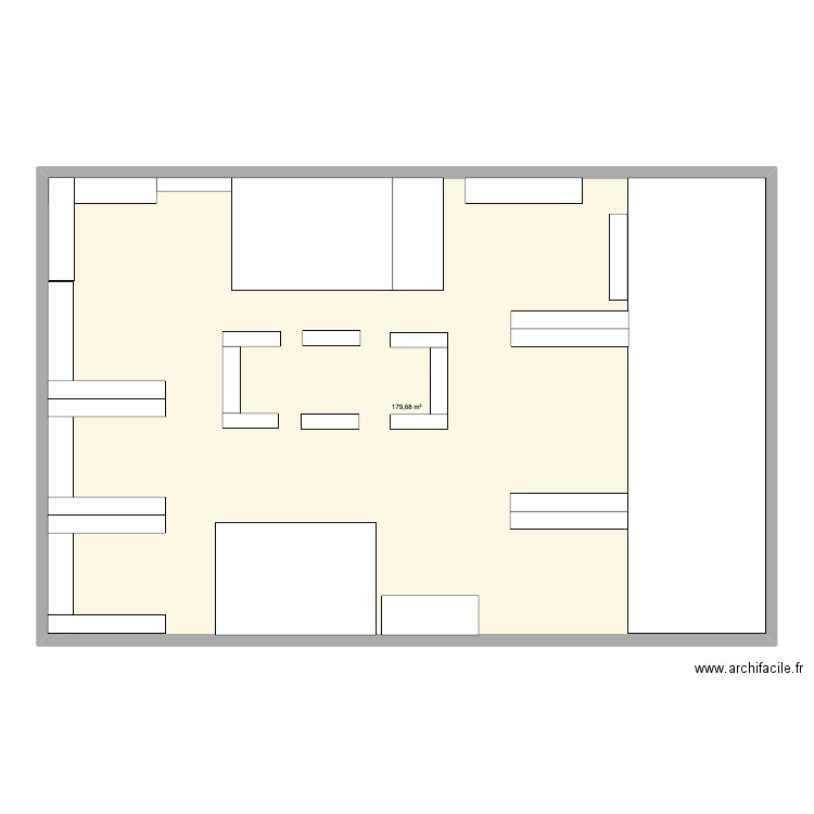 plan Pointcarré. Plan de 1 pièce et 180 m2