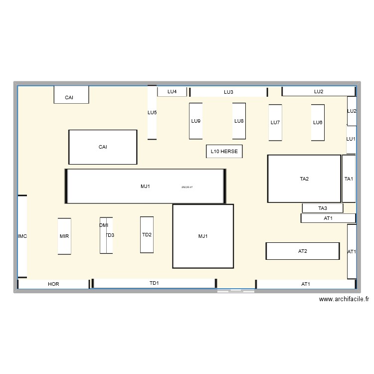 PLAN G3 CARCASSONNE. Plan de 1 pièce et 282 m2