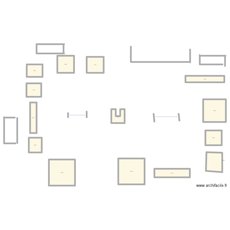 Flower's Fest. Plan de 14 pièces et 233 m2