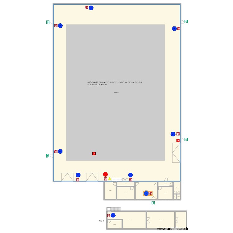 LML TRANSPORT. Plan de 14 pièces et 1603 m2