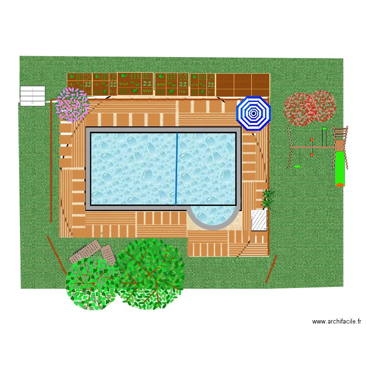 piscine 2. Plan de 0 pièce et 0 m2