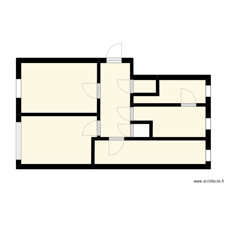 Minh Hung. Plan de 8 pièces et 46 m2