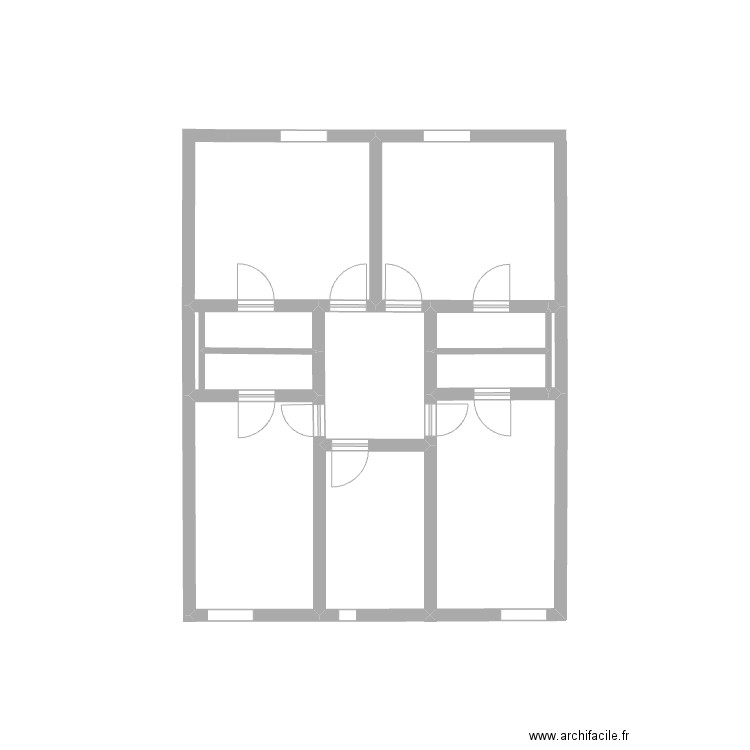 voie d'évacuation reine astrid 1er. Plan de 8 pièces et 49 m2