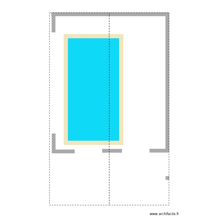 abri piscine. Plan de 0 pièce et 0 m2