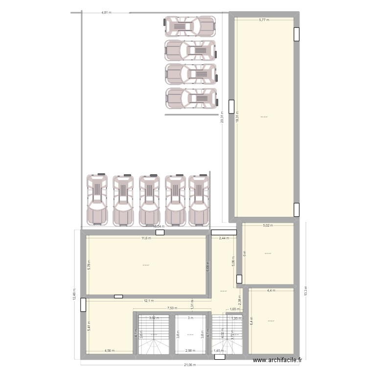 LYCEE SAINT ETIENNE. Plan de 8 pièces et 325 m2