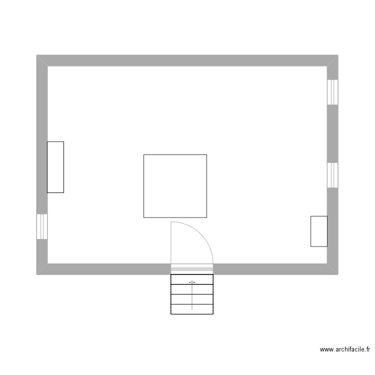 Forage 10. Plan de 1 pièce et 31 m2